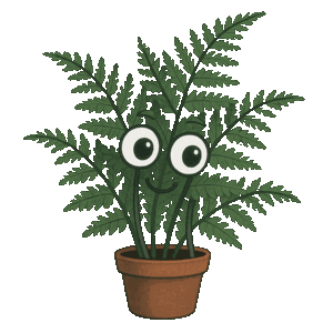 Fernie the plant mascot